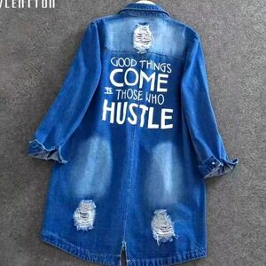 Distressed Denim Jacket/Shirt